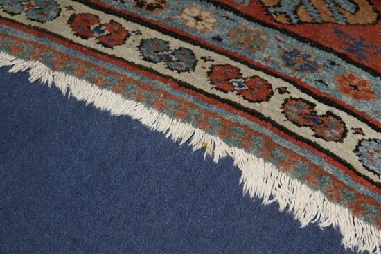 A Karabagh salmon pink ground runner, 255cm x 120cm